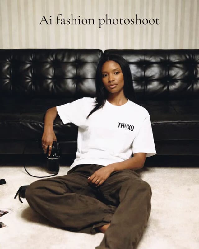 THIXO AI-generated clothing photo ad 1