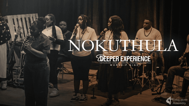 CAA Oxford YouTube thumbnail featuring Nokuthula and the worship team
